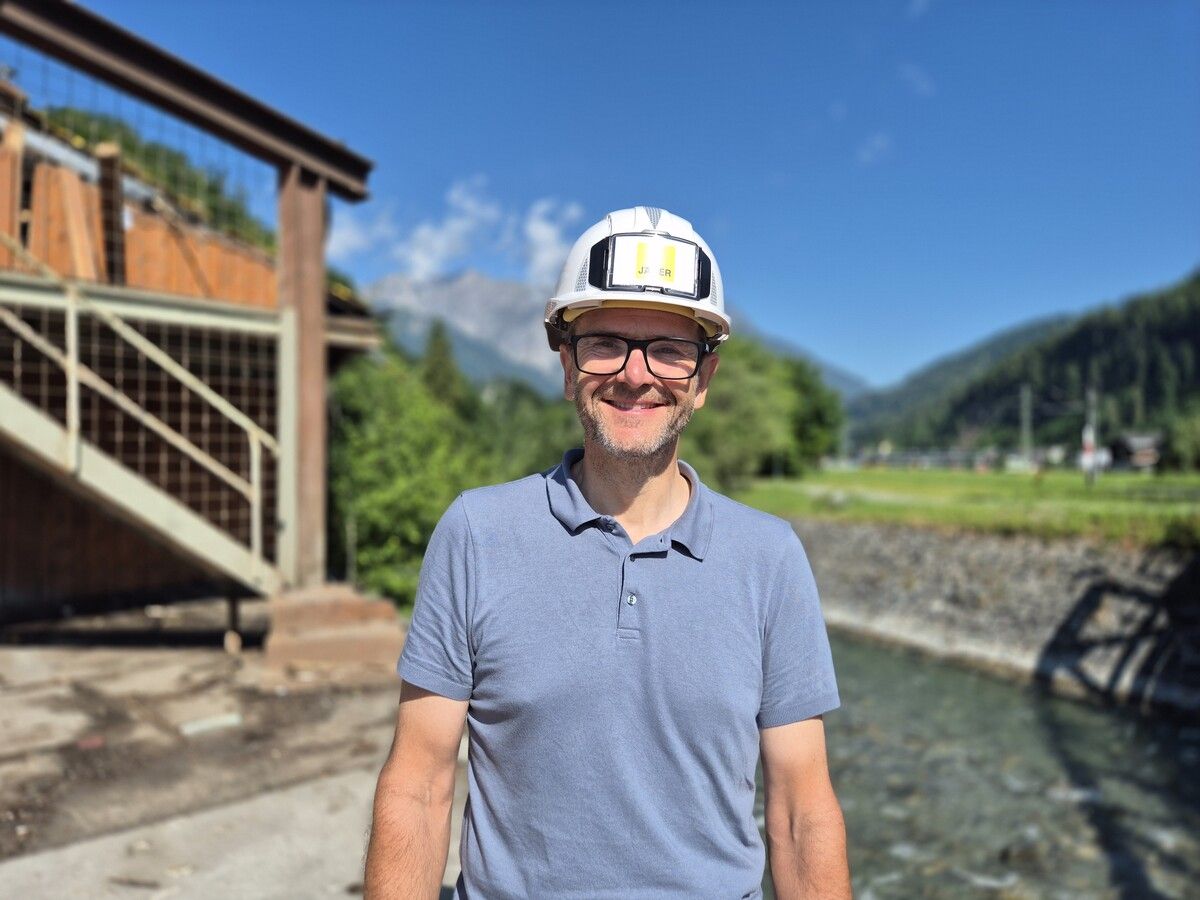 Hannes Ganahl ist von dem Projekt „Rätikon Eins” begeistert.