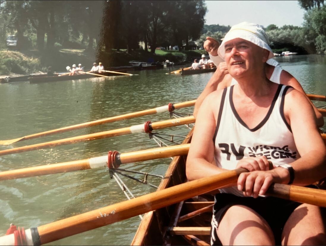 Im Sommer war der Lebensmittelpunkt der gesamten Familie Längle am See beim Ruderverein Wiking.