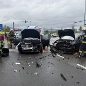 Fünf Verletzte bei Karambolage