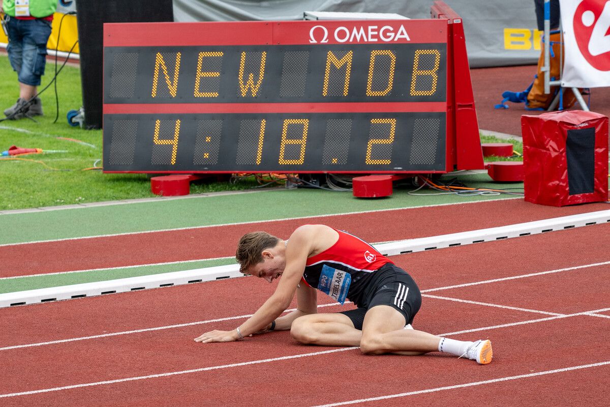 Jeff Tesselaar stellte über 1500 Meter einen neuen Meetingrekord auf.⇒GEPA