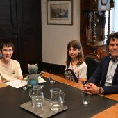 Jung-Bürgermeisterin zu Gast im Rathaus