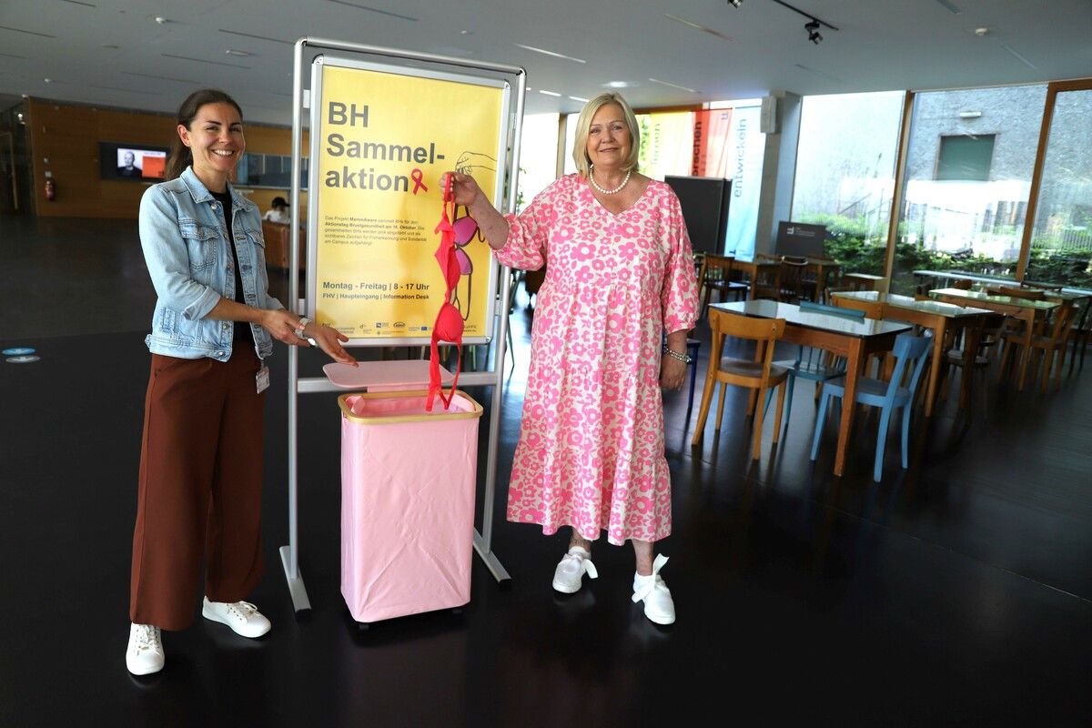 Koordinatorin Fabienne Summer (l.) und Karin Dobler-Wüstner laden ein.⇒fhv