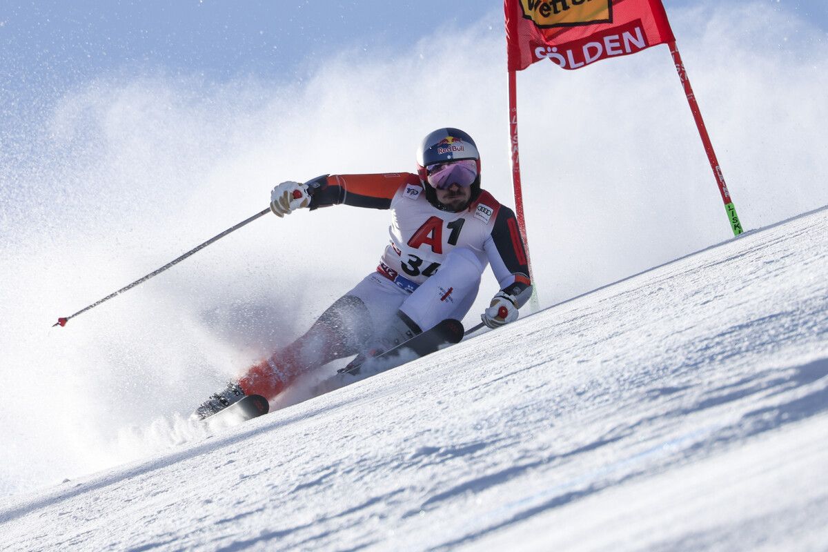 Marcel Hirscher bei seinem ersten Comeback im Oktober letzten Jahres beim Auftaktrennen in Sölden.⇒GEPA
