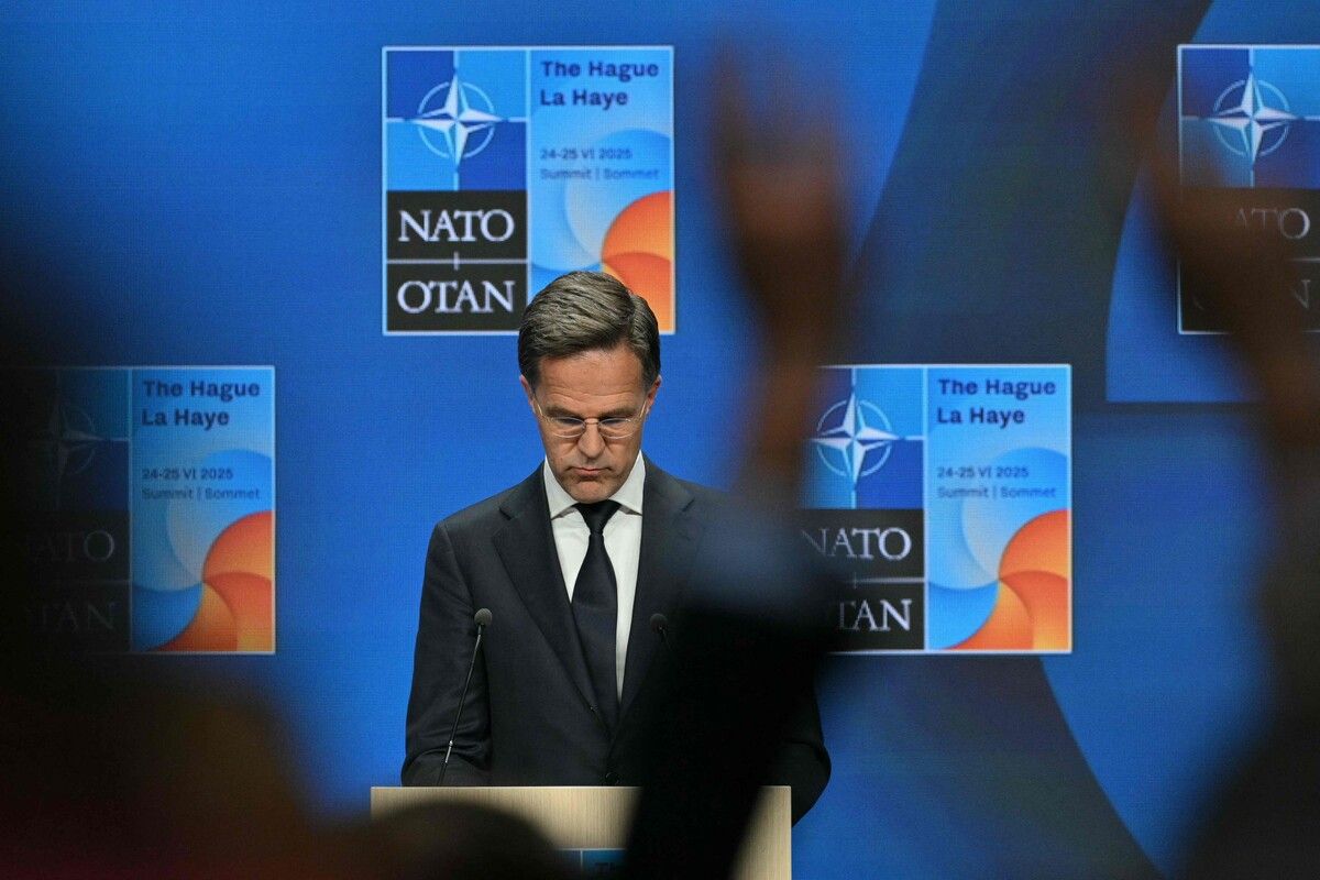 NATO-Generalsekretär Mark Rutte forderte, den Worten Taten folgen zu lassen. ⇒AFP