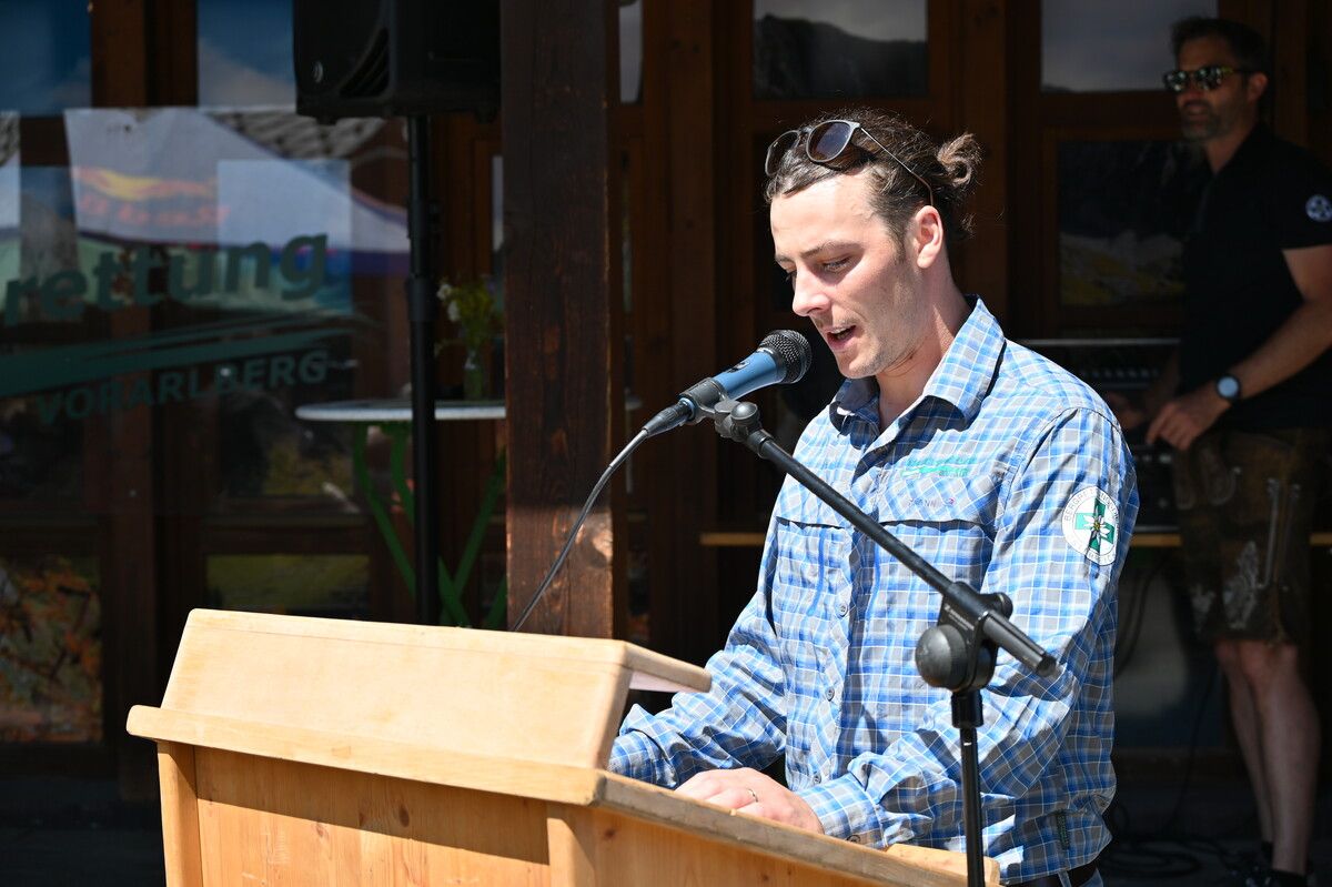 Fabian Zudrell war auch am Freitag Einsatzleiter der Bergrettung Klösterle.