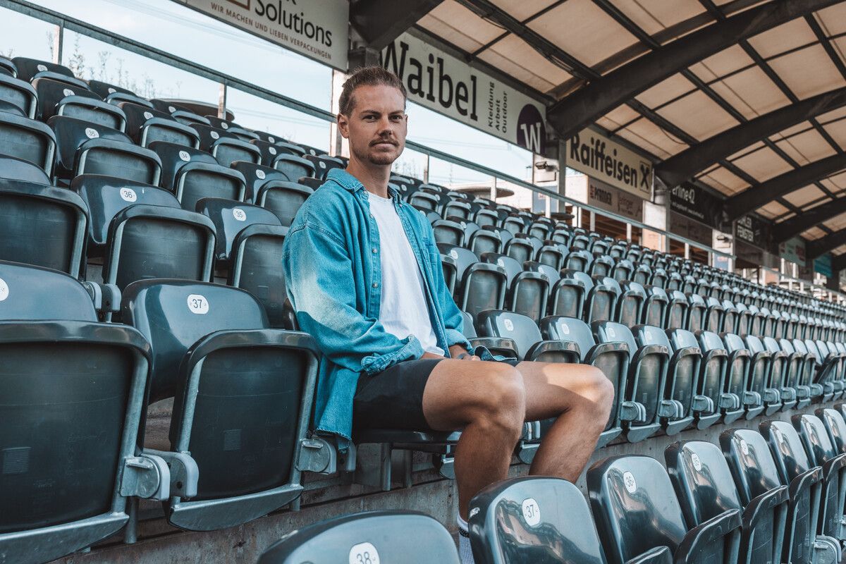 Patrick Greil kommt vom deutschen Drittliga-Absteiger Sandhausen. Beim SCR Altach hat der offensive Mittelfeldspieler bis 2028 unterschrieben. ⇒Selina Meier
