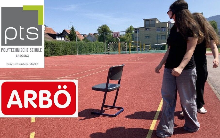 Verkehrssicherheit im Fokus: PTS-Schüler erleben Gefahren hautnah beim ARBÖ-Workshop.⇒PTS Bregenz