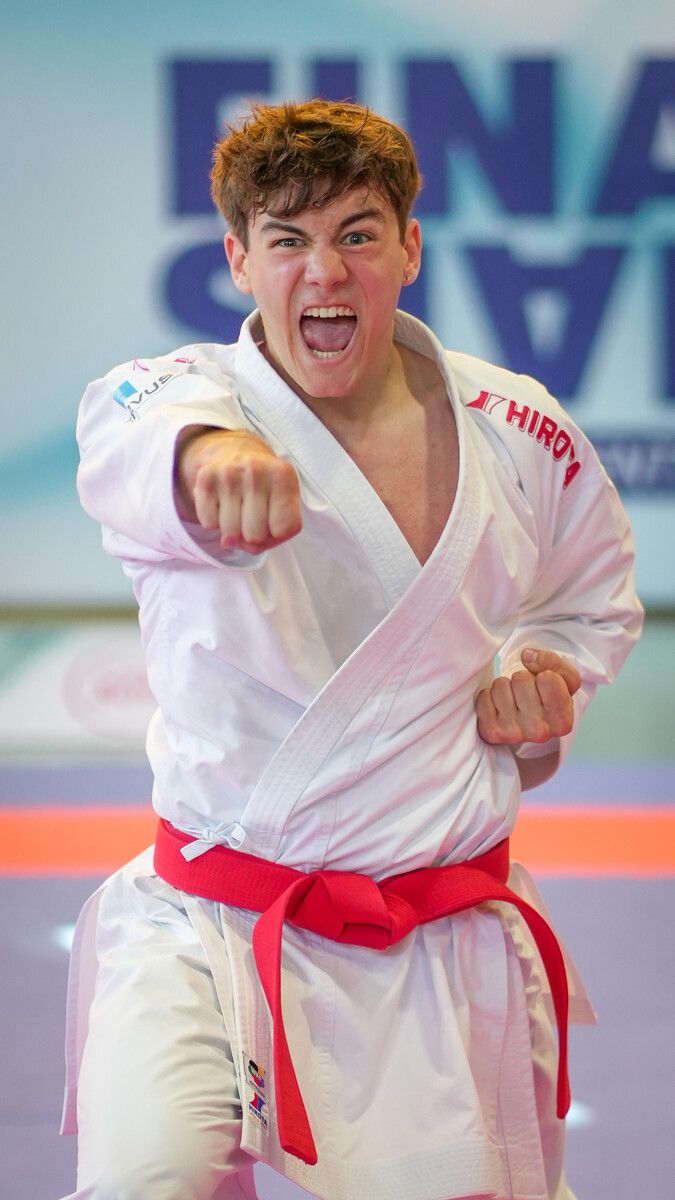 Felix Wagner zeigte sich in Form vor dem Heimweltcup in Salzburg. ⇒Karate Vorarlberg