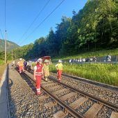 Railjet der ÖBB bei Landeck evakuiert