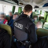 Festnahme in einem Bus aus Vorarlberg