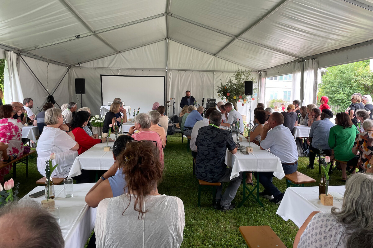 Beim Sommerfest von Kaplan Bonetti wurde der Staffelstab übergeben.⇒stadt dornbirn