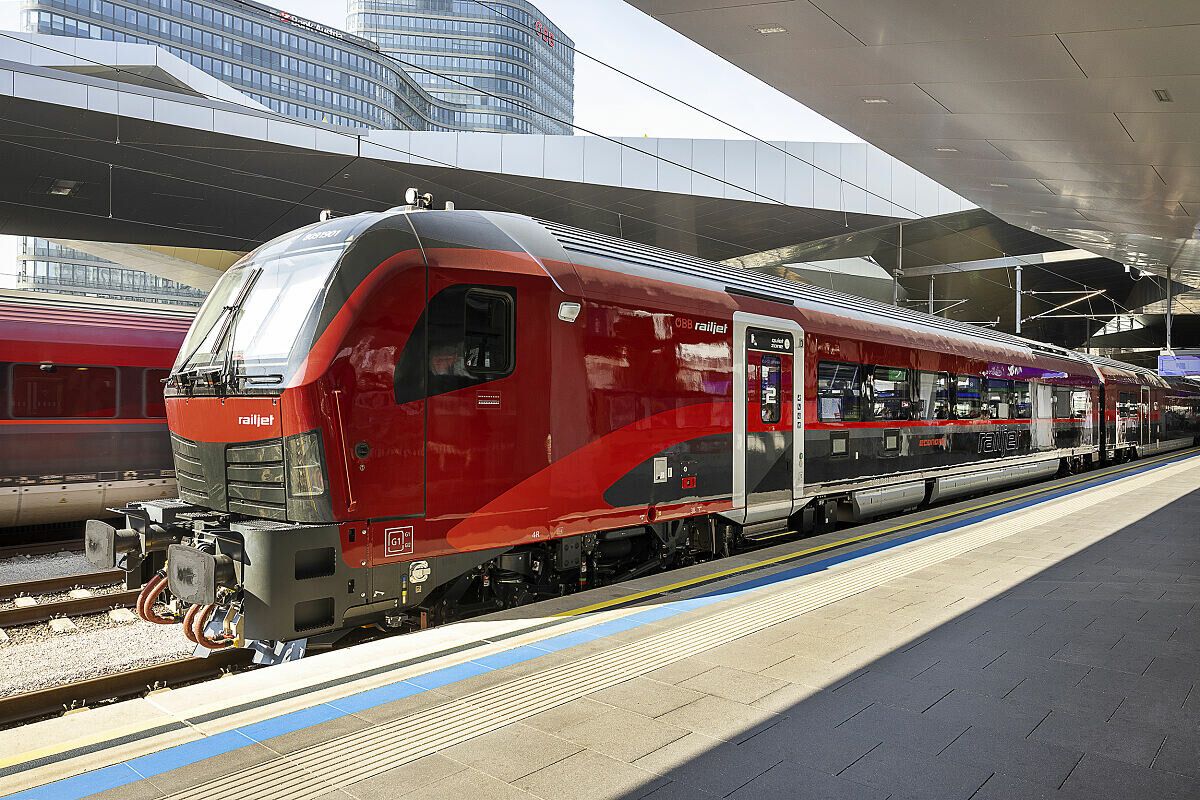 Bis 2030 wächst die ÖBB-Flotte von 27 auf 40 Railjets der neuen Generation an. ⇒ÖBB/Eisenb.
