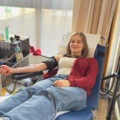 Erfolgreiche Blut­spendeaktion in der HTL Dornbirn