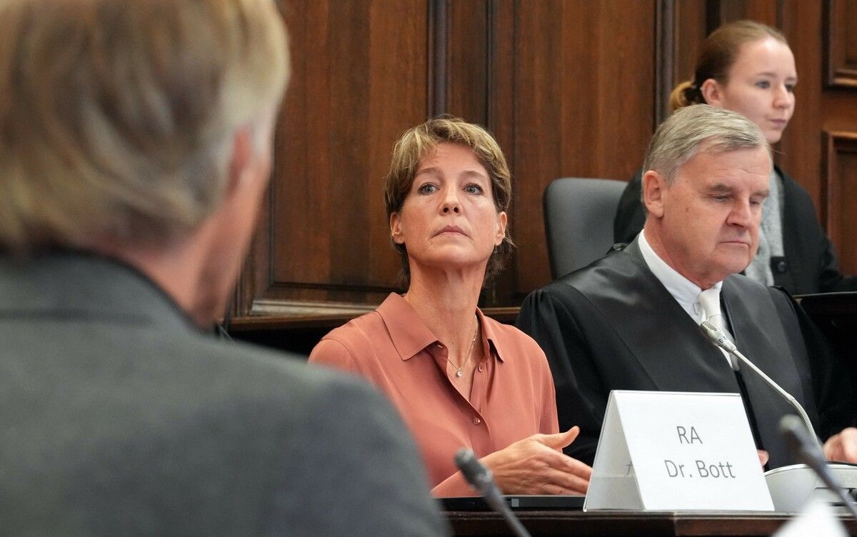 Christina Block weist die Anschuldigung zurück.⇒AFP