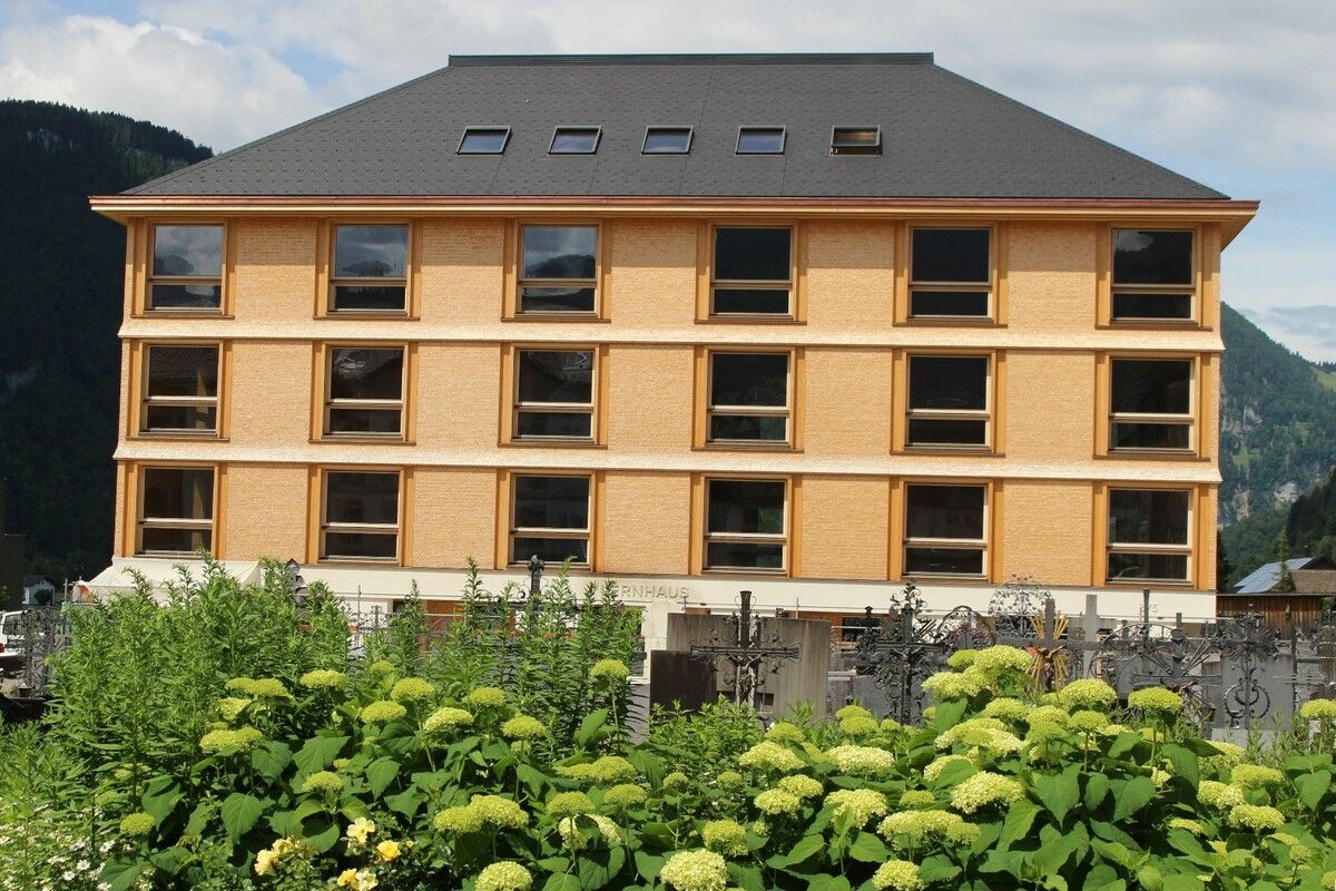 Das „Lernhaus“ in Bezau wird Anfang September zur neuen Heimstätte für Volksschule und Kindergarten. ⇒STP