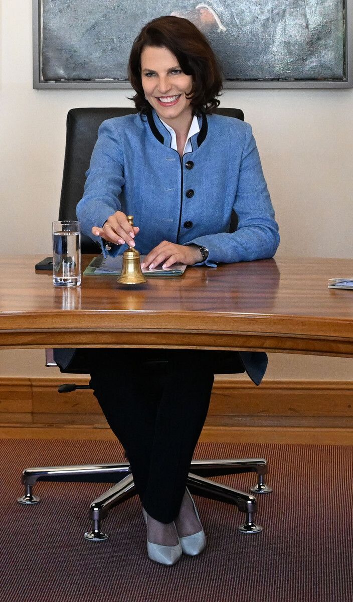 Der Landtag wählte die Juristin mit deutlicher Mehrheit. ⇒APA/Gindl