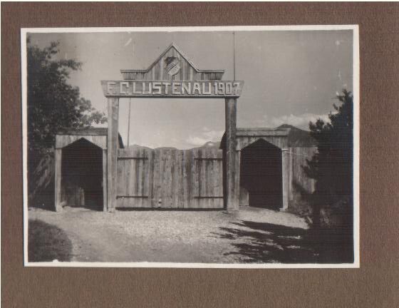 Der Stadion-Eingangsbereich in den Eröffnungsjahren.⇒fc Lustenau
