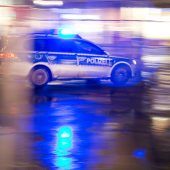 Polizeiauto überschlug sich