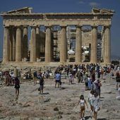 Akropolis schloss wegen Hitze vorübergehend die Pforten