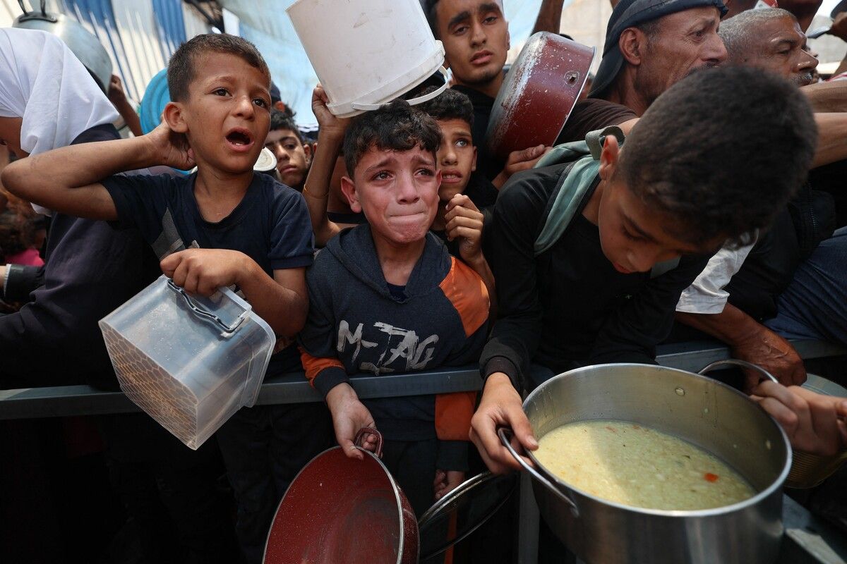 Die humanitäre Lage im Gazastreifen ist katastrophal. Organisationen warnen vor einer Hungerkatastrophe in dem umkämpften Gebiet. ⇒AFP