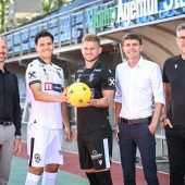 Neues Outfit für die Schwarz-Weißen
