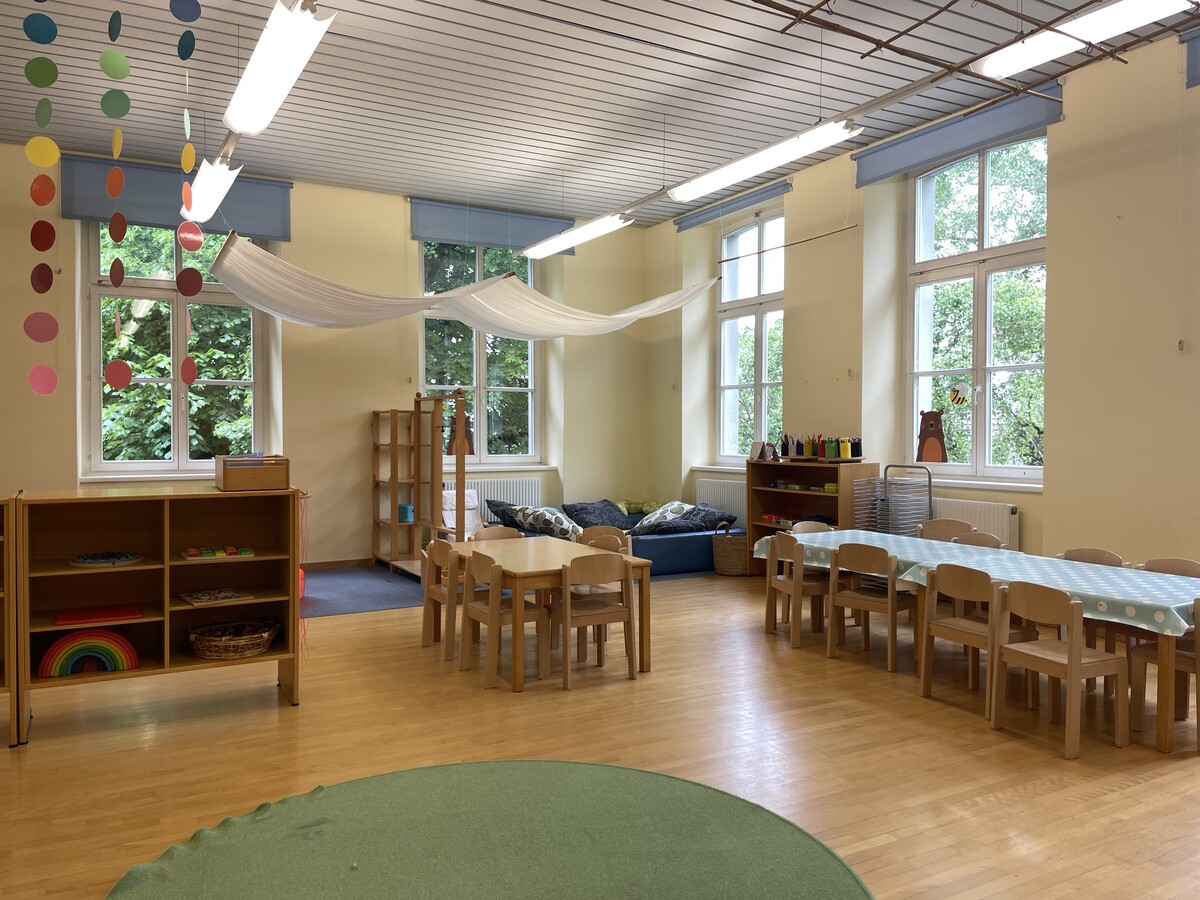 Ein Blick in die aktuellen Räumlichkeiten im Kindergarten Kirchgasse. Auch hier wird nach dem Umzug umgebaut. ⇒VN/LINHER(3)