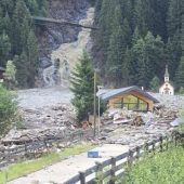 Murenabgänge verwüsten Tal in Tirol