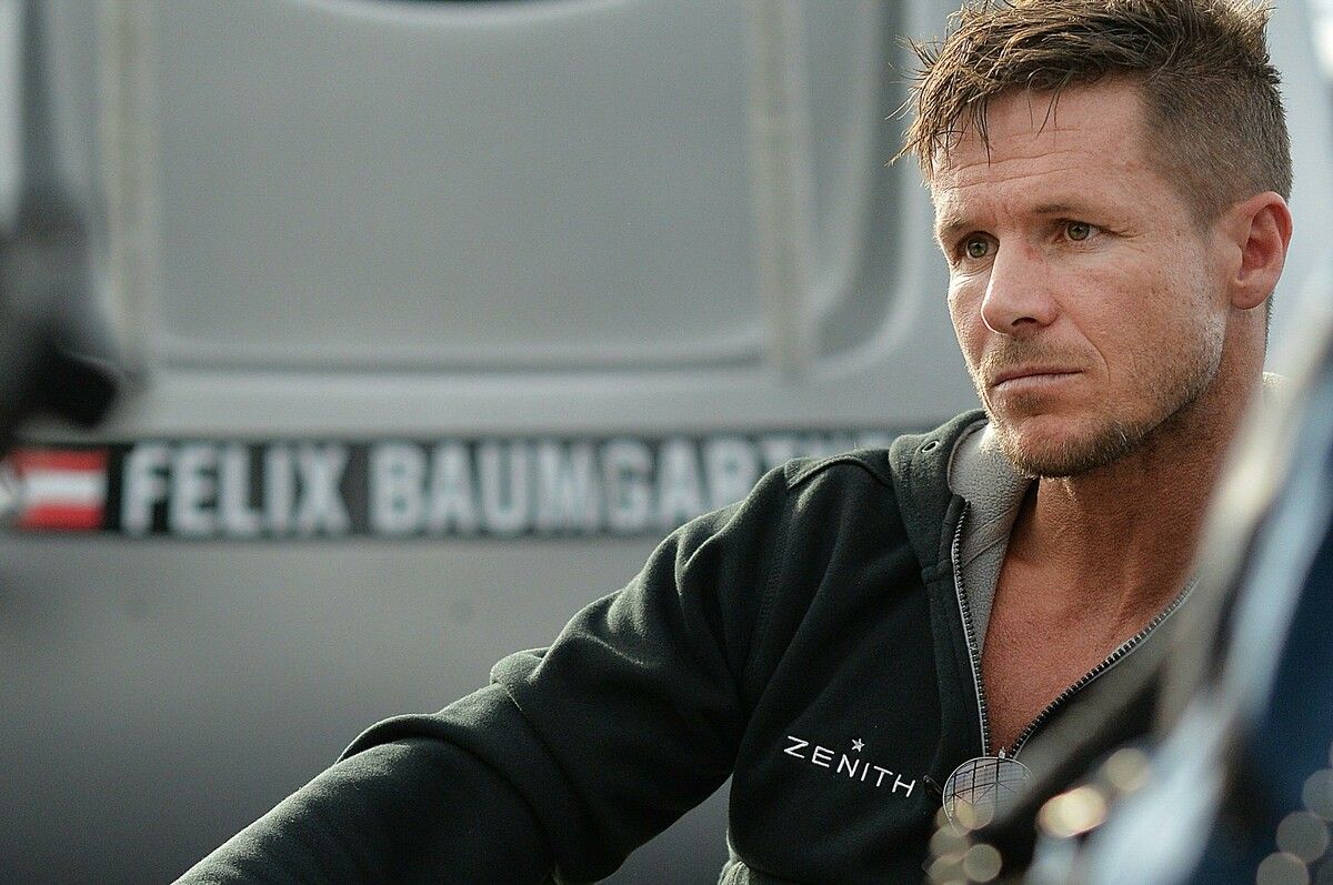 Felix Baumgartner ist mit seinem Motor-Paraglider abgestürzt.⇒AFP