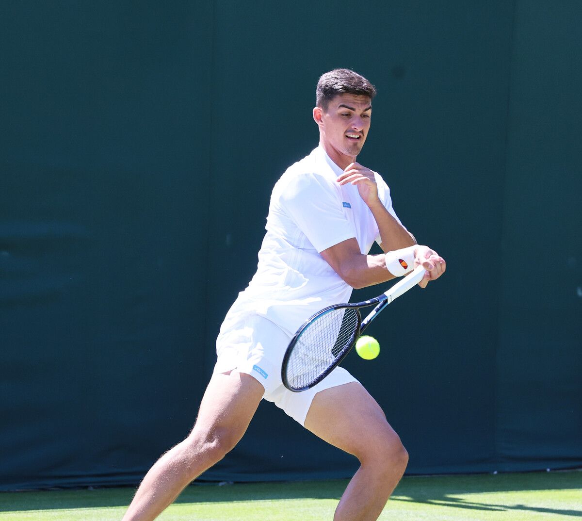Für Alex Erler war im Doppel im Achtelfinale in Wimbledon Endstation.⇒gepa