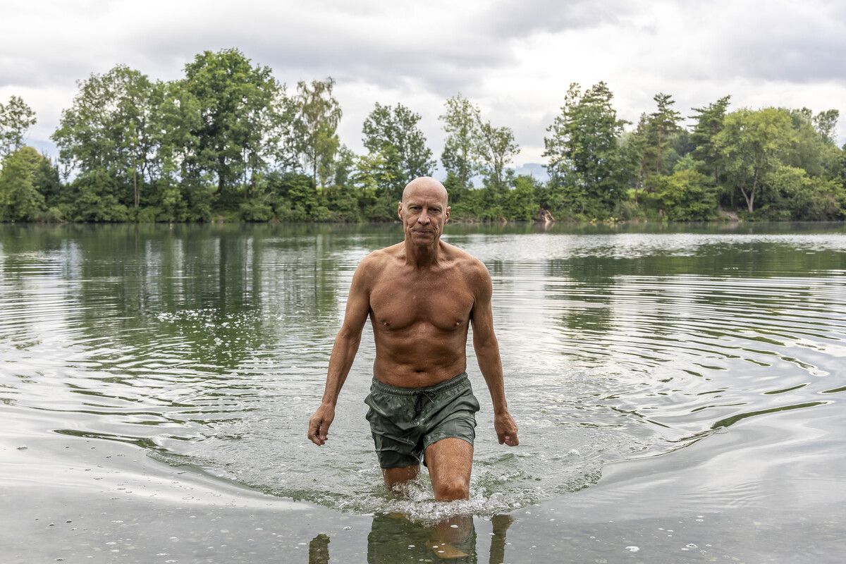 Gerri Hämmerle ist ein guter Schwimmer. Doch der 19. August 2024 hat bei ihm einiges verändert. ⇒VN/Paulitsch