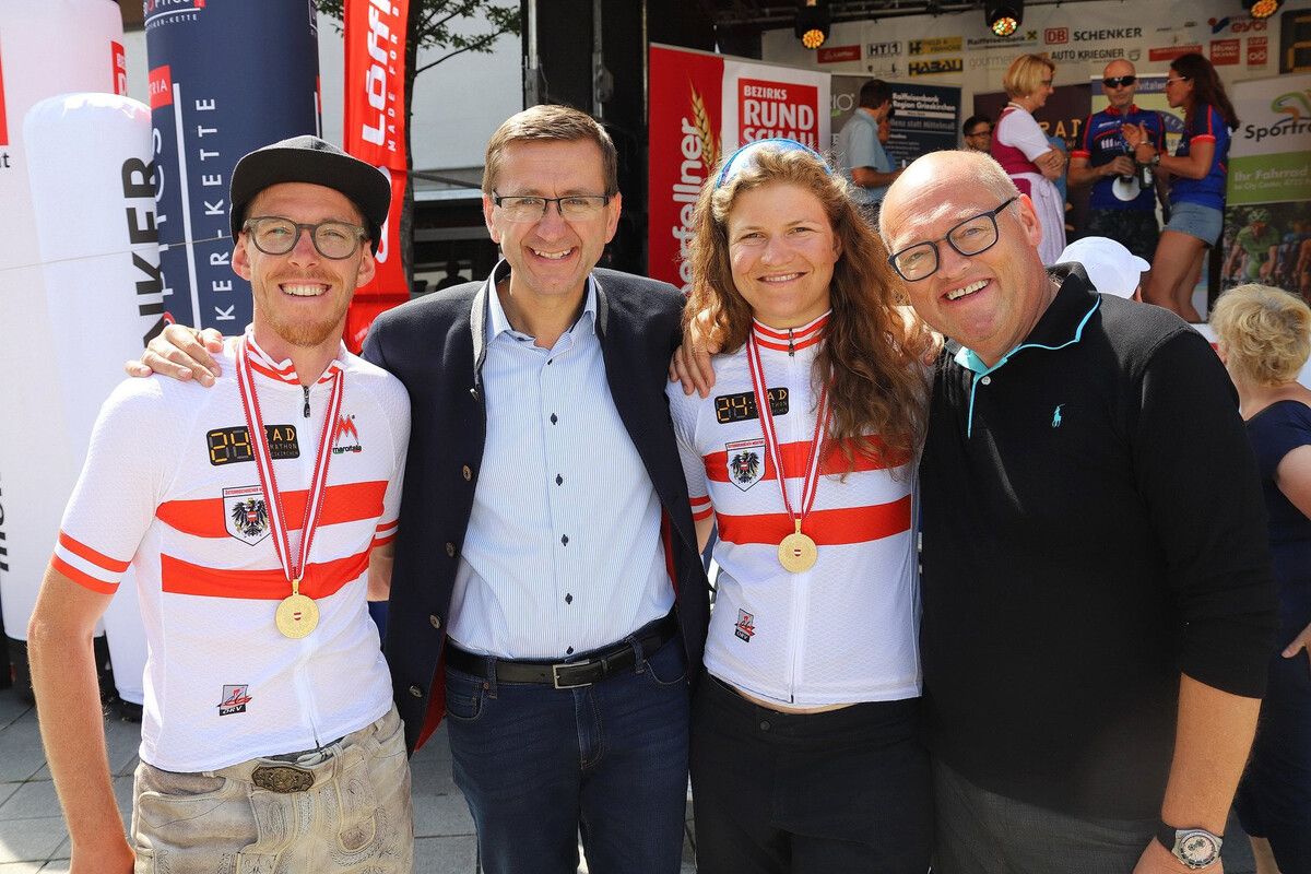 Hatte Grund zur Freude, denn Anna Bachmann fuhr bärenstark.