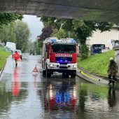 Unwettereinsätze am laufenden Band