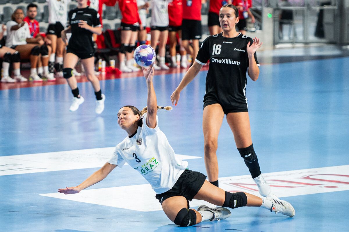 LC-Brühl-Spielerin Lorena Baljak aus Gaißau war beim wichtigen Erfolg gegen die Niederlande mit fünf Treffern erfolgreichste ÖHB-Werferin.⇒Matchlens