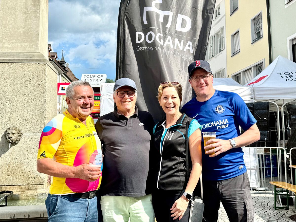 Lothar Gallaun, Günter Heingärtner, Martina Rüscher und Andreas Jankovec (von links).