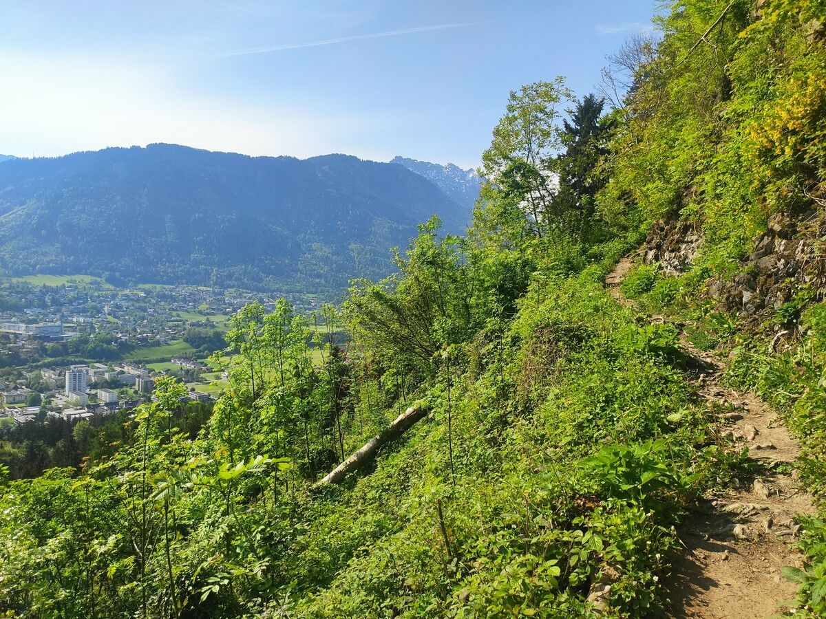 Nach abgeschlossenen Sicherungsarbeiten ist der Felsbandweg entlang der Grenze zu Liechtenstein wieder gefahrlos begehbar. ⇒stadtmarketing feldkirch