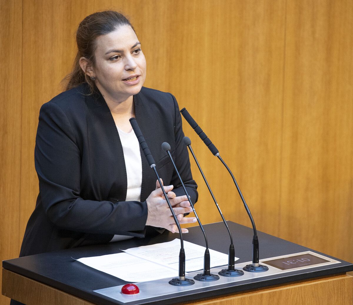 Nina Tomaselli: „Mit Sicherheit nicht die beste Lösung.“⇒APA/STEINMAURER