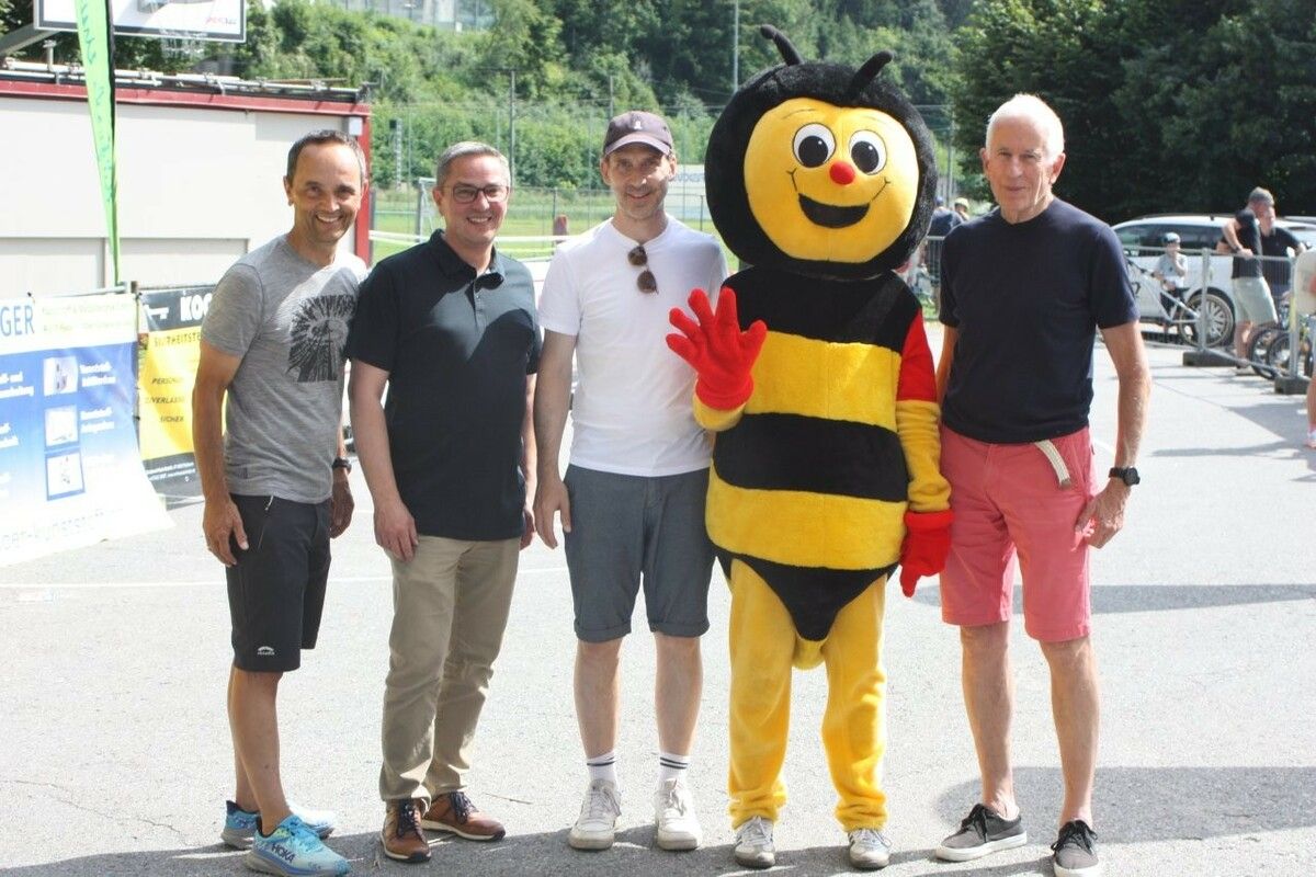 OK-Team Hannes Jochum, Ronald Stefani, Ulrich Knoll und Wilfried Berchtold sorgten für perfekte Bedingungen. ⇒vn/TK