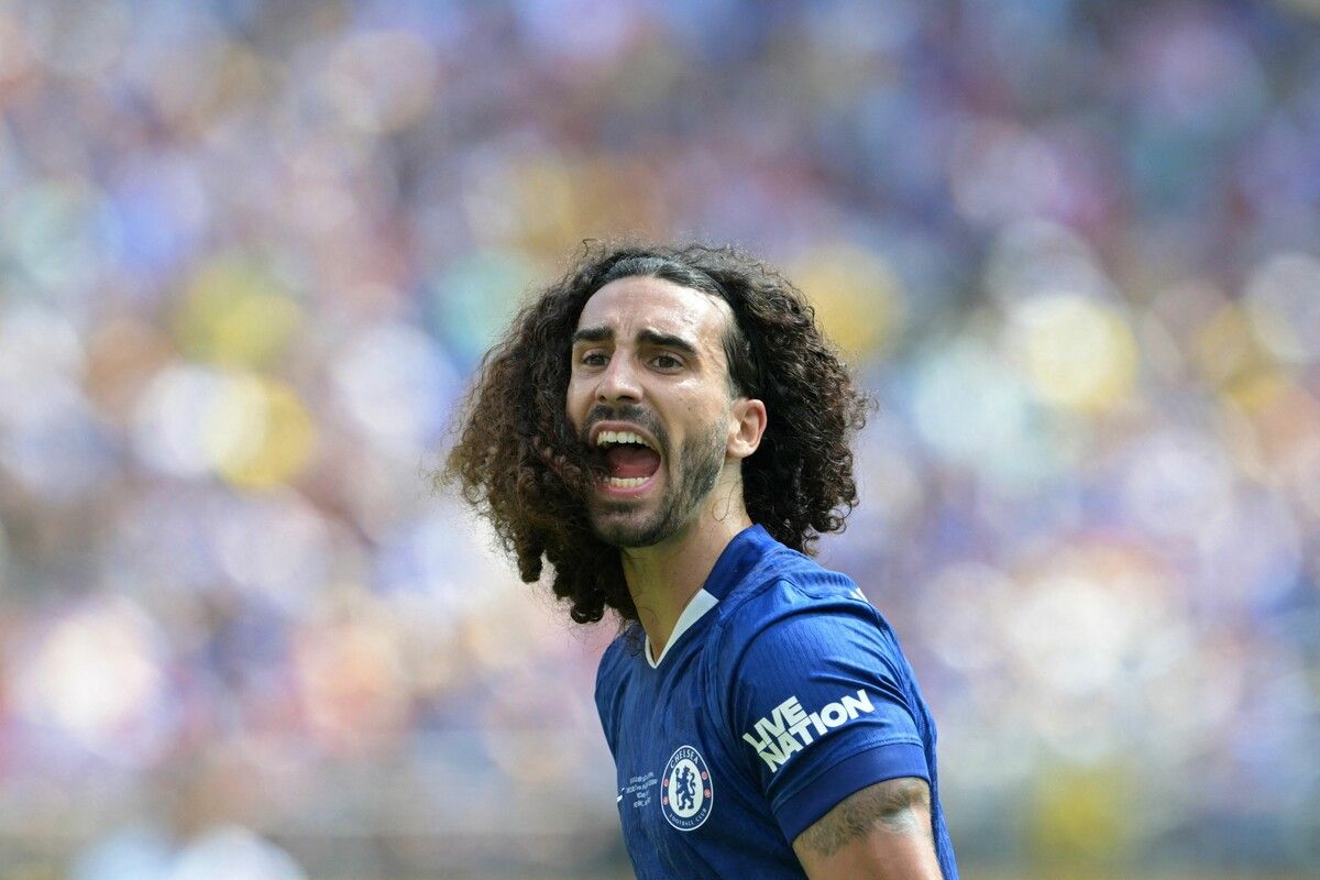 Sprach über die ungewöhnliche Siegerehrung, Chelsea-Star MarC Cucurella.⇒apa