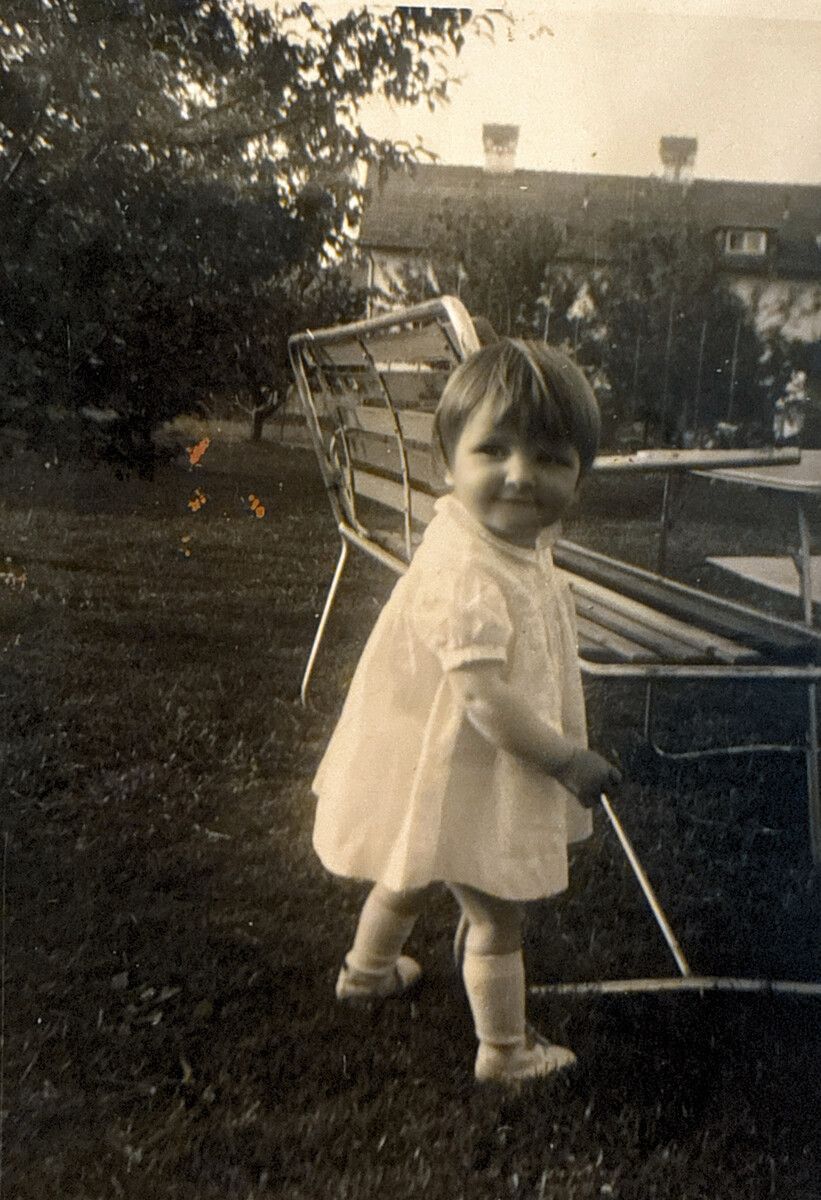 Süß: Andrea als Kleinkind.⇒Fritz (3)