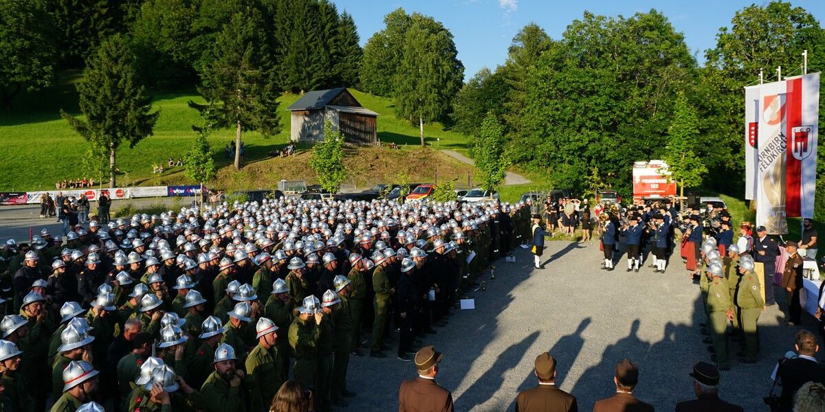 Über 70 Gruppen nahmen an den Nassleistungsbewerben der Bezirke Feldkirch und Dornbirn teil.⇒feuerwehr