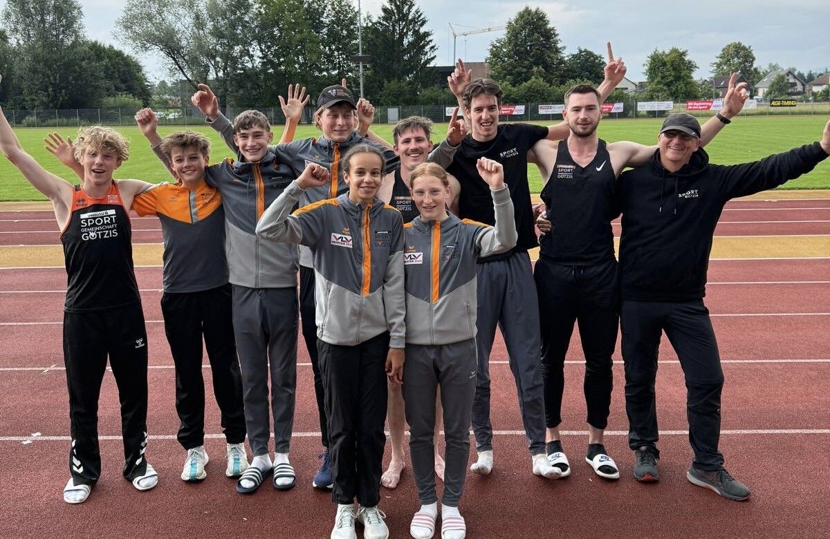 Von U14 bis Allgemeine Klasse: Die SG Götzis überzeugte im Mehrkampf mit Teamgeist und Top-Ergebnissen. ⇒Sparkasse Sportgemeinschaft Götzis