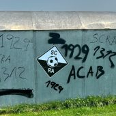 Graffiti-Anschlag auf Sun Minimeal Arena