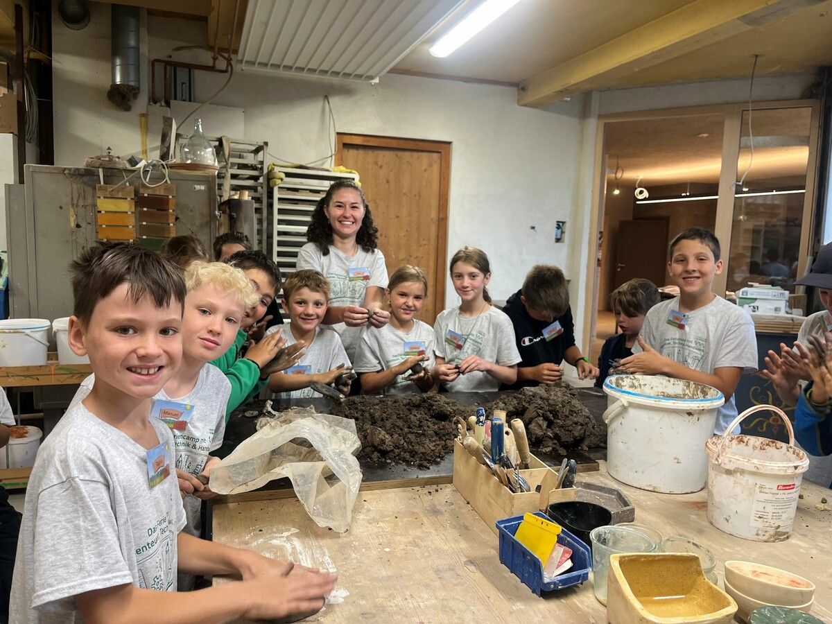 Beim WIWA Feriencamp konnten die Kinder kreativ werden. ⇒WIWA