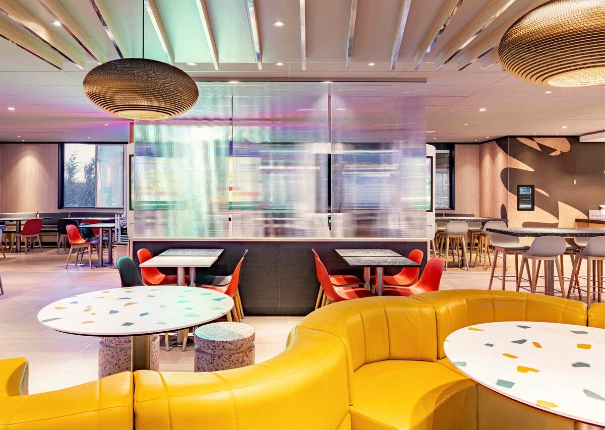 Das neue McDonald’s-Designkonzept nennt sich “Sunny Side Up”.