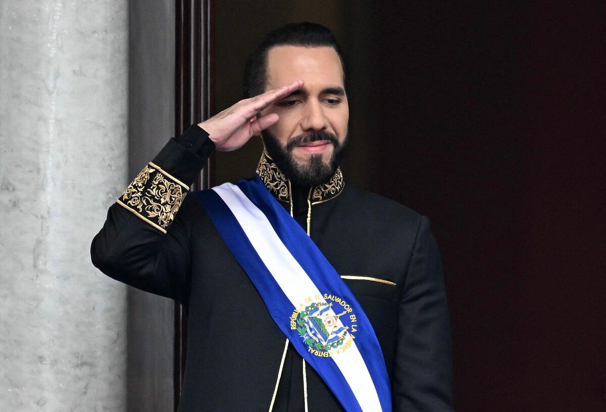 Der Präsident El Salvadors, Nayib Bukele, ist ein Verbündeter von Trump. ⇒AFP
