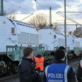 Atommüll-Behälter rollen wieder