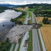 Gewaltiger Erdrutsch in Norwegen