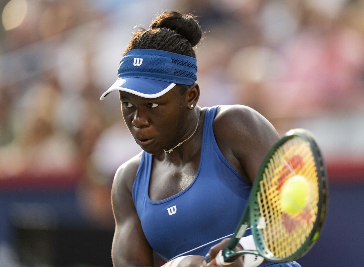 Die erst 18-jährige Victoria Mboko besiegte auf ihrem Weg zum Titel in Montreal gleich vier Grand-Slam-Siegerinnen. ⇒ap