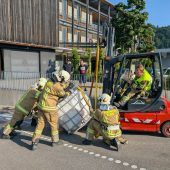 Feuerwehr Klaus verhinderte Umweltschaden