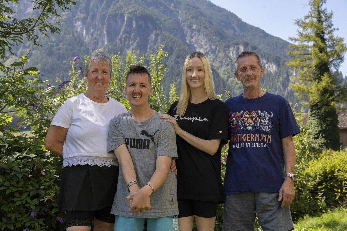 Familie Schulnig hält fest zusammen. ⇒VN/Paulitsch (2)